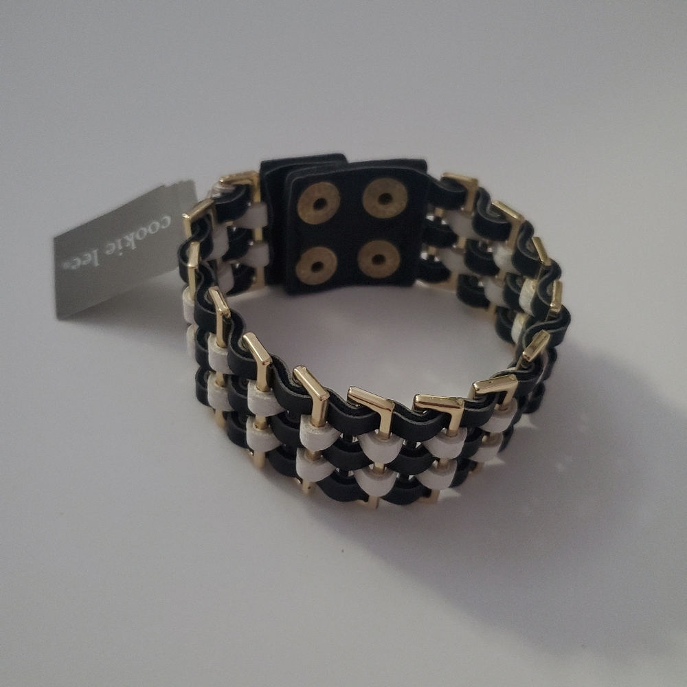 Nwt Cookie Lee Basket Weave Bracelet